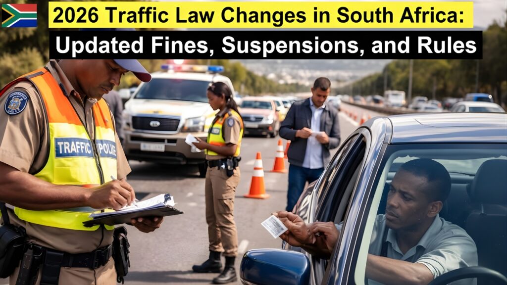2026 Traffic Law Changes in South Africa: Updated Fines, Suspensions, and Rules