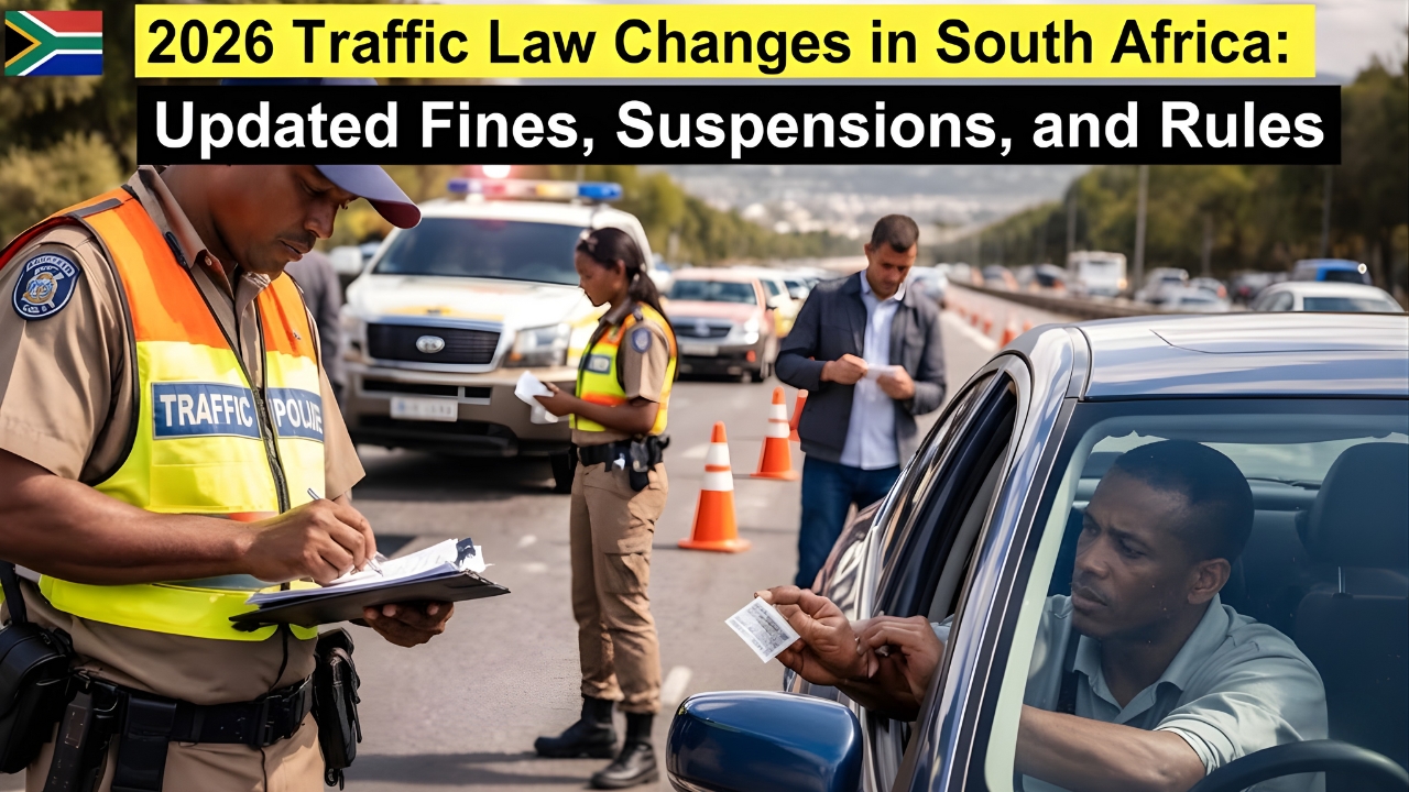 2026 Traffic Law Changes in South Africa: Updated Fines, Suspensions, and Rules