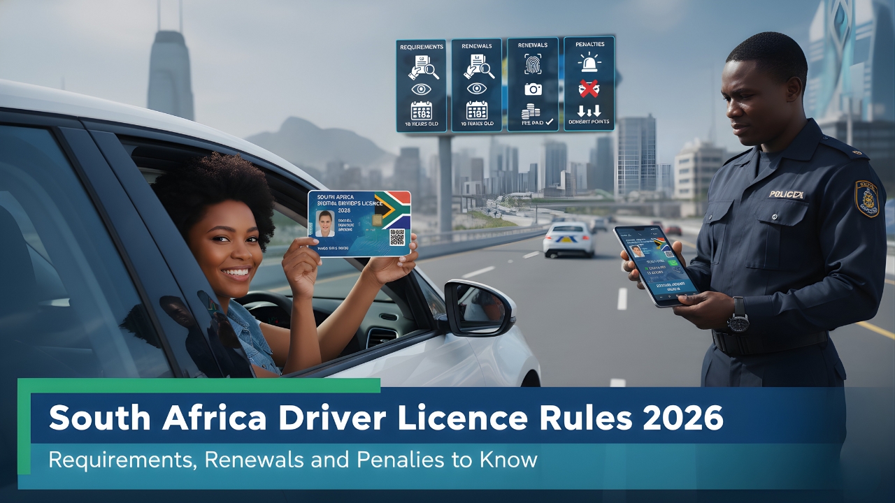 South Africa Driver Licence Rules 2026: Requirements, Renewals and Penalties to Know