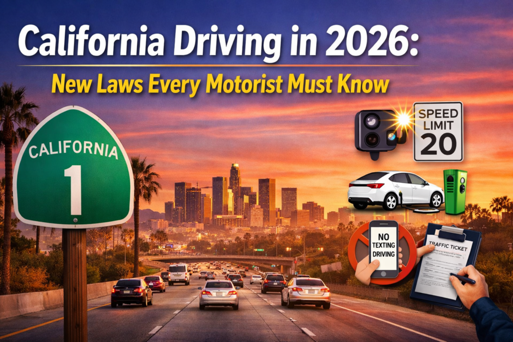 California Driving in 2026 New Laws Every Motorist Must Know