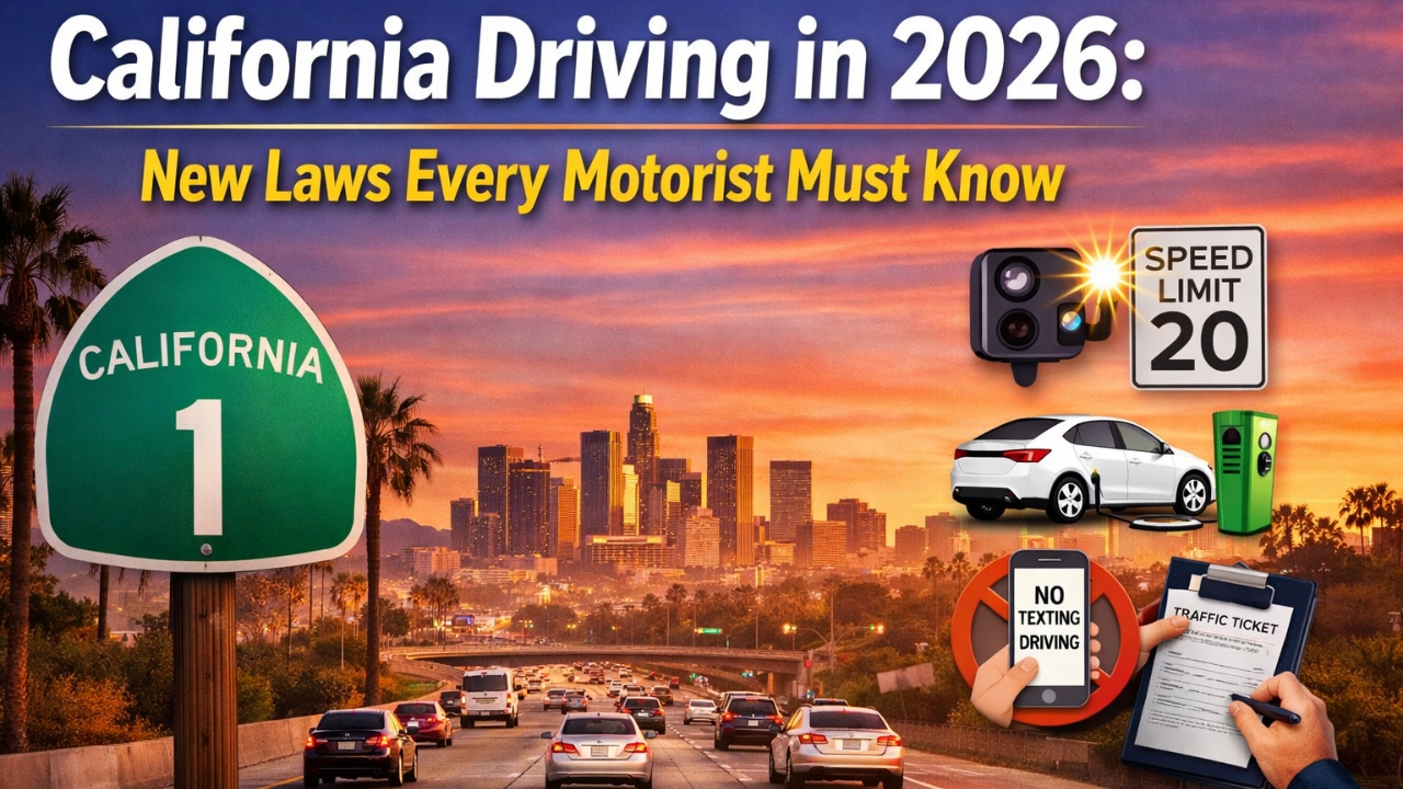 California Driving in 2026: New Laws Every Motorist Must Know