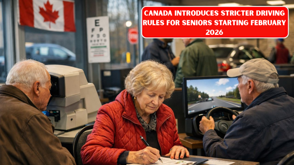 Canada Introduces Stricter Driving Rules for Seniors Starting February 2026