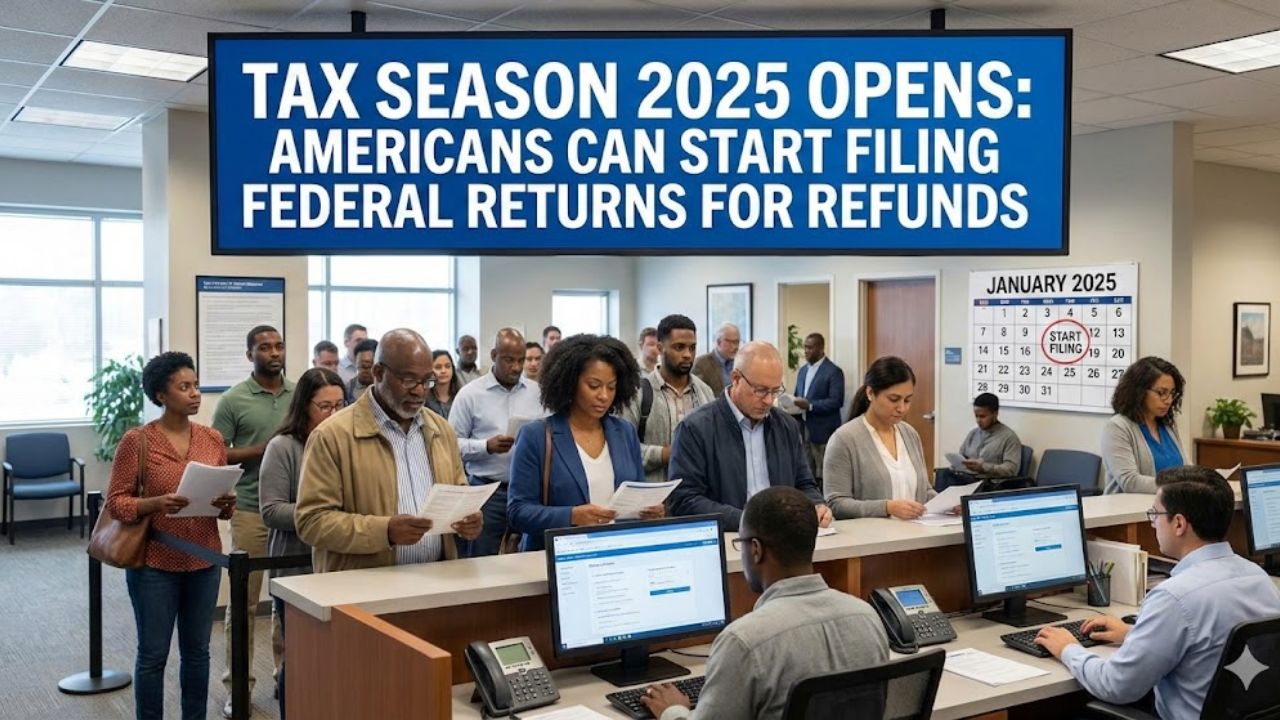 Tax Season 2025 Opens: Americans Can Start Filing Federal Returns for Refunds