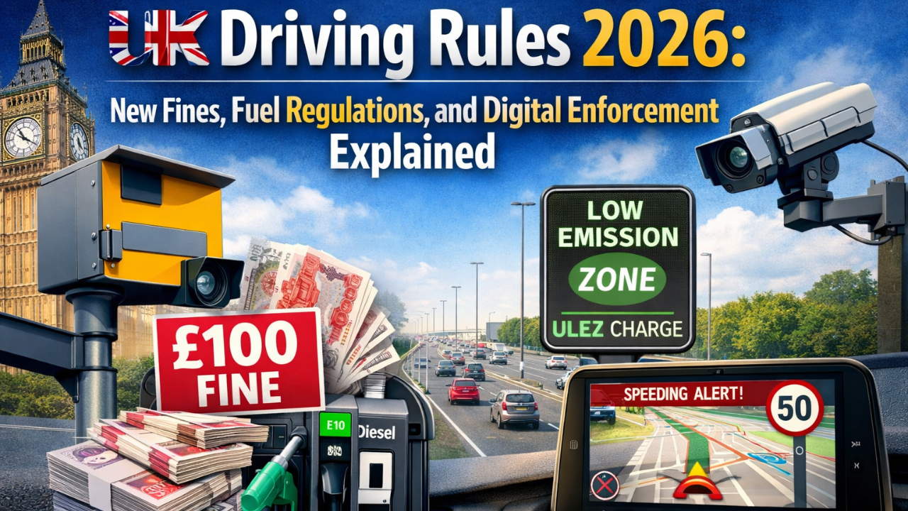 UK Driving Rules 2026: New Fines, Fuel Regulations, and Digital Enforcement Explained
